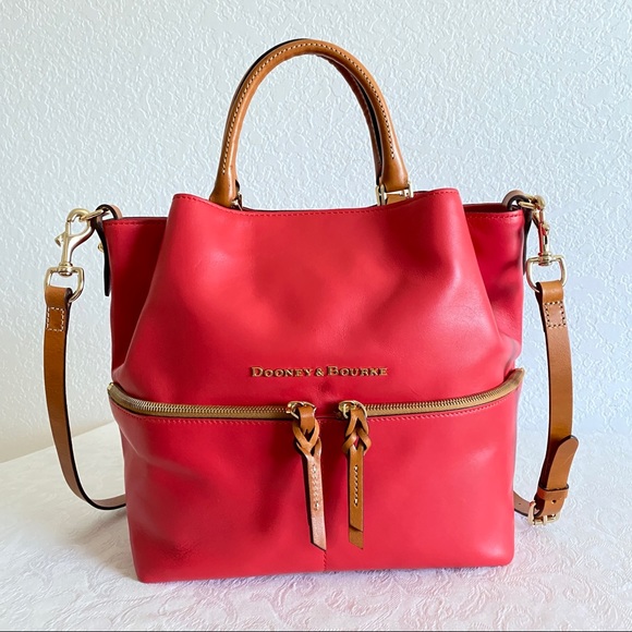 Dooney & Bourke Handbags - Dooney & Bourke large City Dawson Satchel, Red